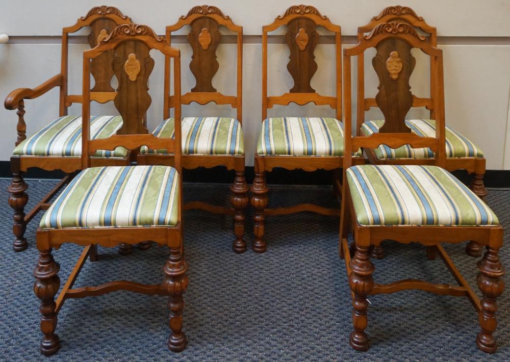 SET WITH SIX WILLIAM MARY STYLE 32df15
