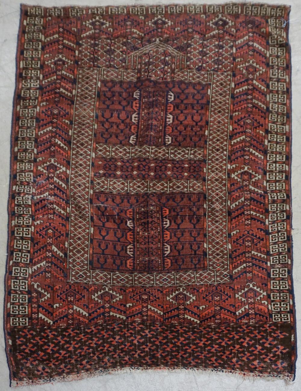 TURKOMAN PRAYER RUG 5 FT X 3 FT 32df17