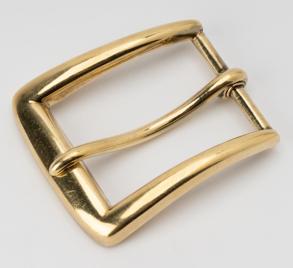 14 KARAT YELLOW GOLD BELT BUCKLEback