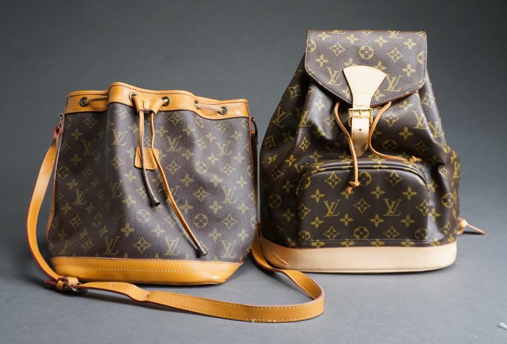 LOUIS VUITTON STYLE BACKPACK AND