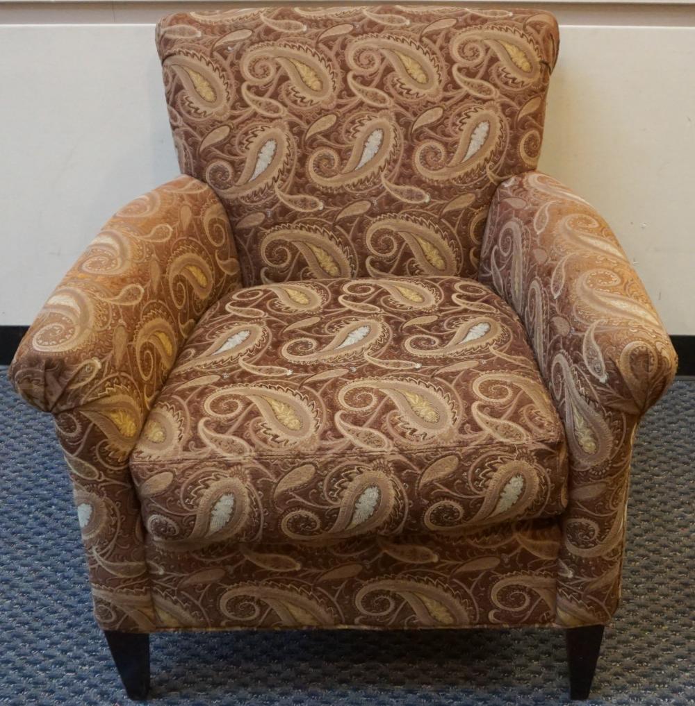 CRATE & BARREL PAISLEY UPHOLSTERED