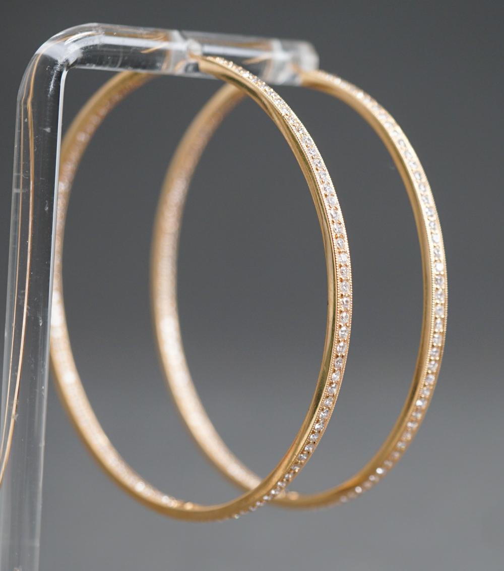 PAIR OF 18-KARAT YELLOW-GOLD AND