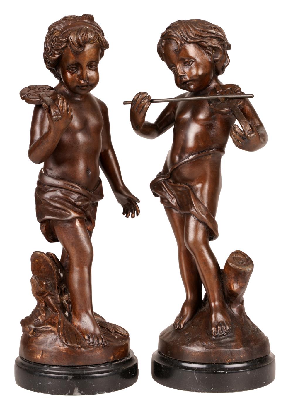 AFTER MOREAU PAIR OF BRONZE FIGURESeach 330753