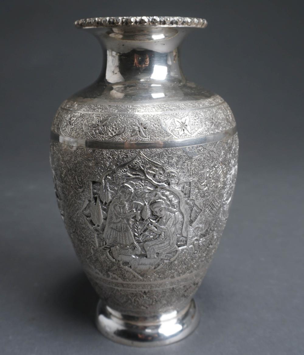 PERSIAN 840-SILVER CHASED ARABESQUE