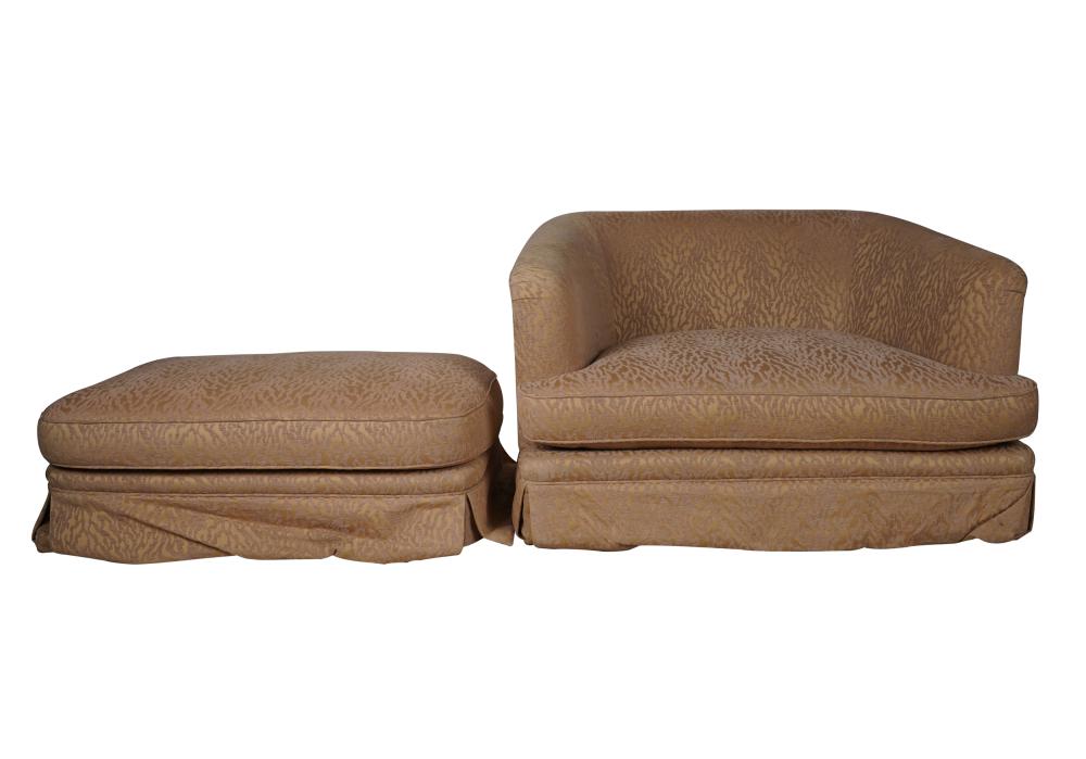 UPHOLSTERED LOVESEAT OTTOMANthe 3307b5