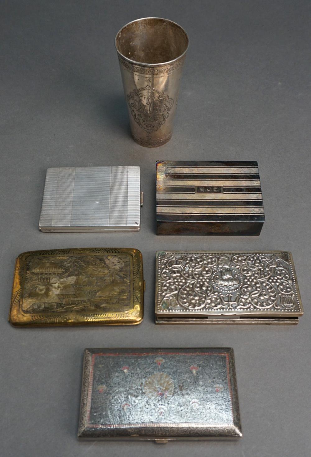 COLLECTION OF ASSORTED SILVER AND