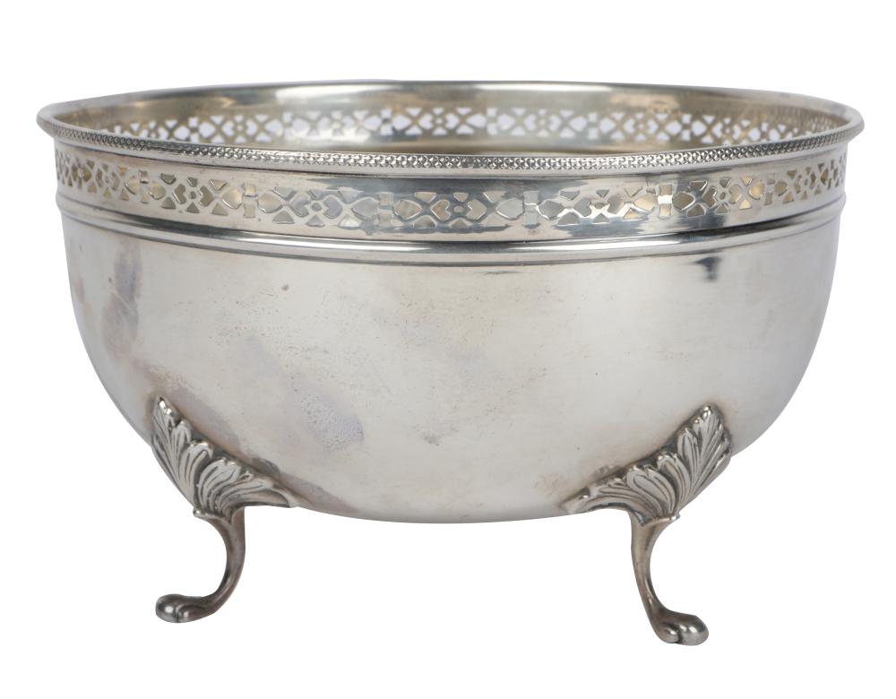 ENGLISH STERLING FOOTED BOWLWilliam