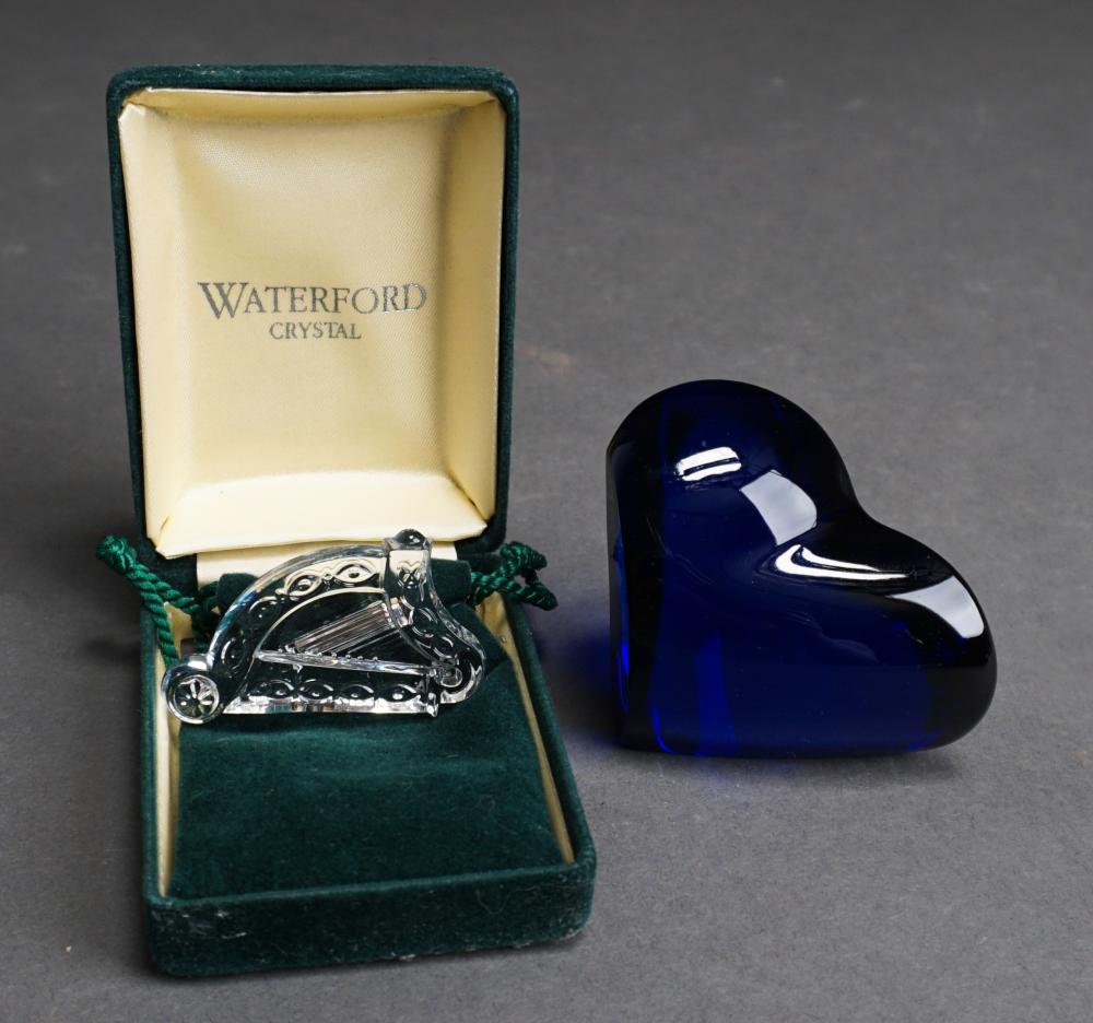 WATERFORD CRYSTAL PIN AND CHRISTOFLE
