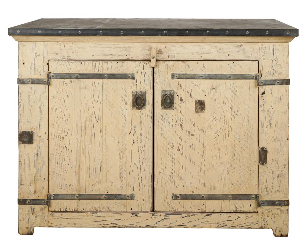 RUSTIC SIDE CABINETpainted wood 330840