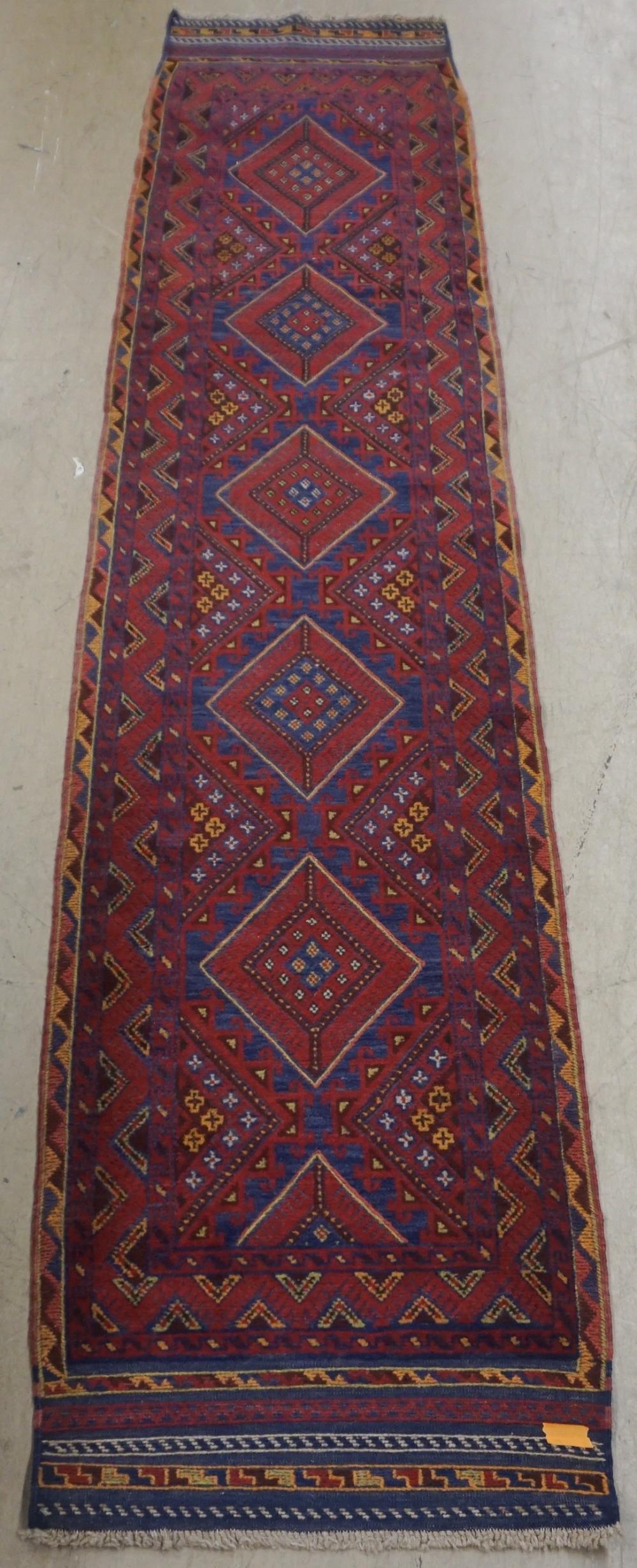 TURKOMEN RUG 11FT 5IN X 2FT 4INTurkomen 3308aa