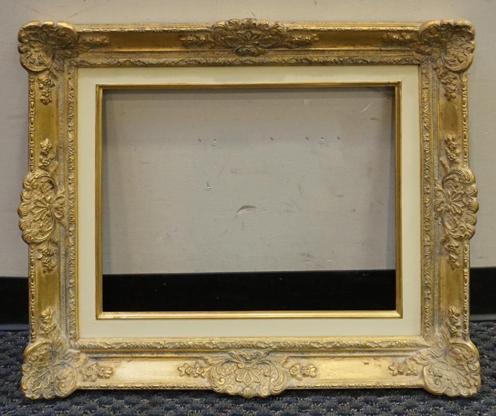 20TH CENTURY GILT DECORATED FRAME,