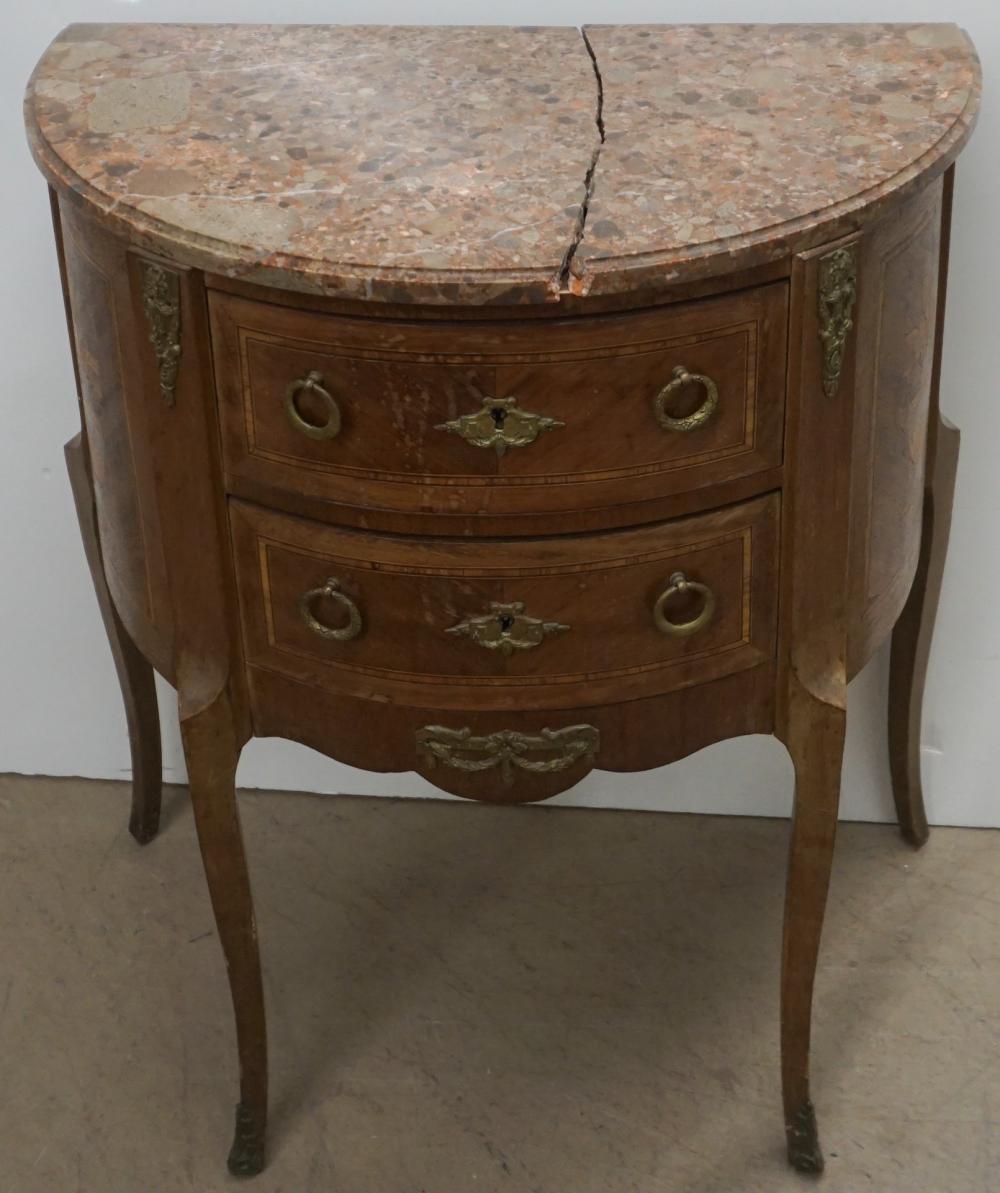 LOUIS XV STYLE INLAID FRUITWOOD 33090a