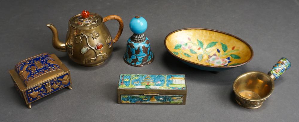 COLLECTION OF CHINESE ENAMEL AND