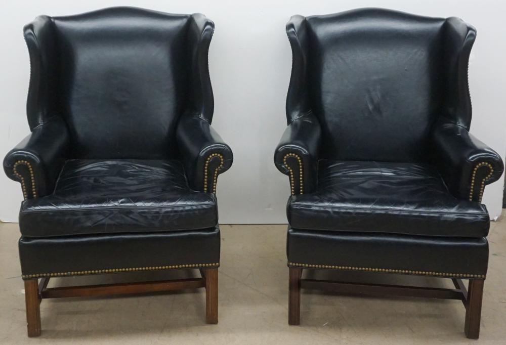 PAIR HANCOCK & MOORE LEATHER WING