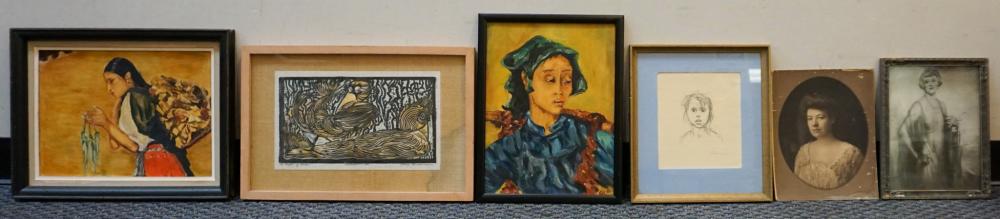 COLLECTION OF ASSORTED FRAMED WORKS 330968