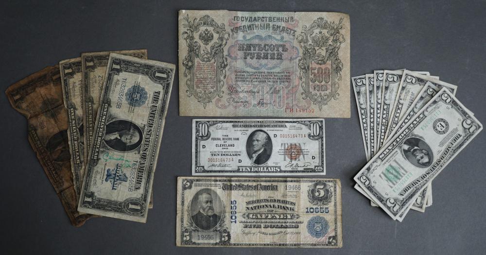 COLLECTION OF U S PAPER CURRENCY 3309eb