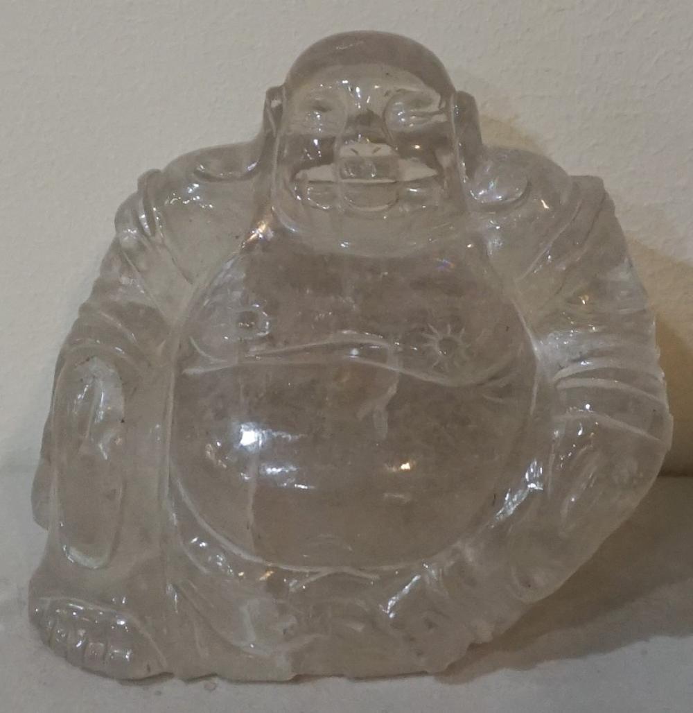 CHINESE ROCK CRYSTAL FIGURE OF 330a17