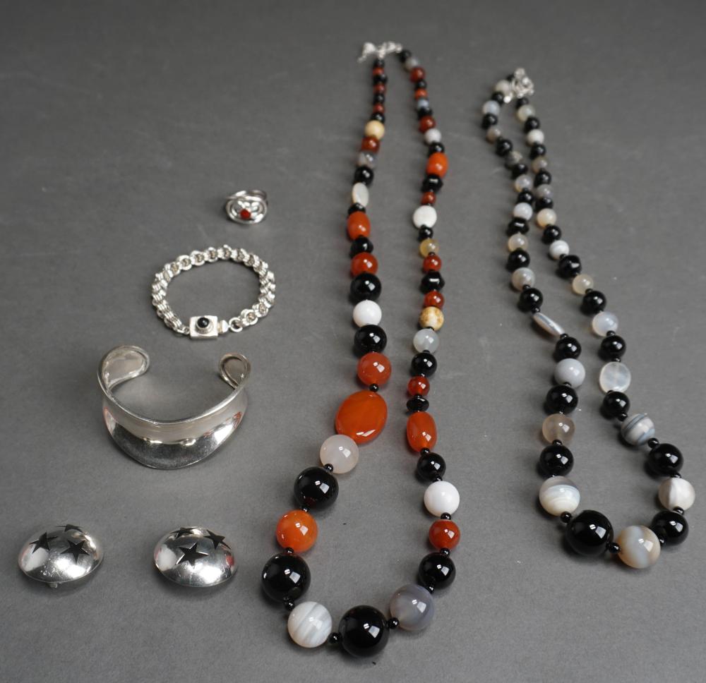 COLLECTION OF STERLING SILVER JEWELRY