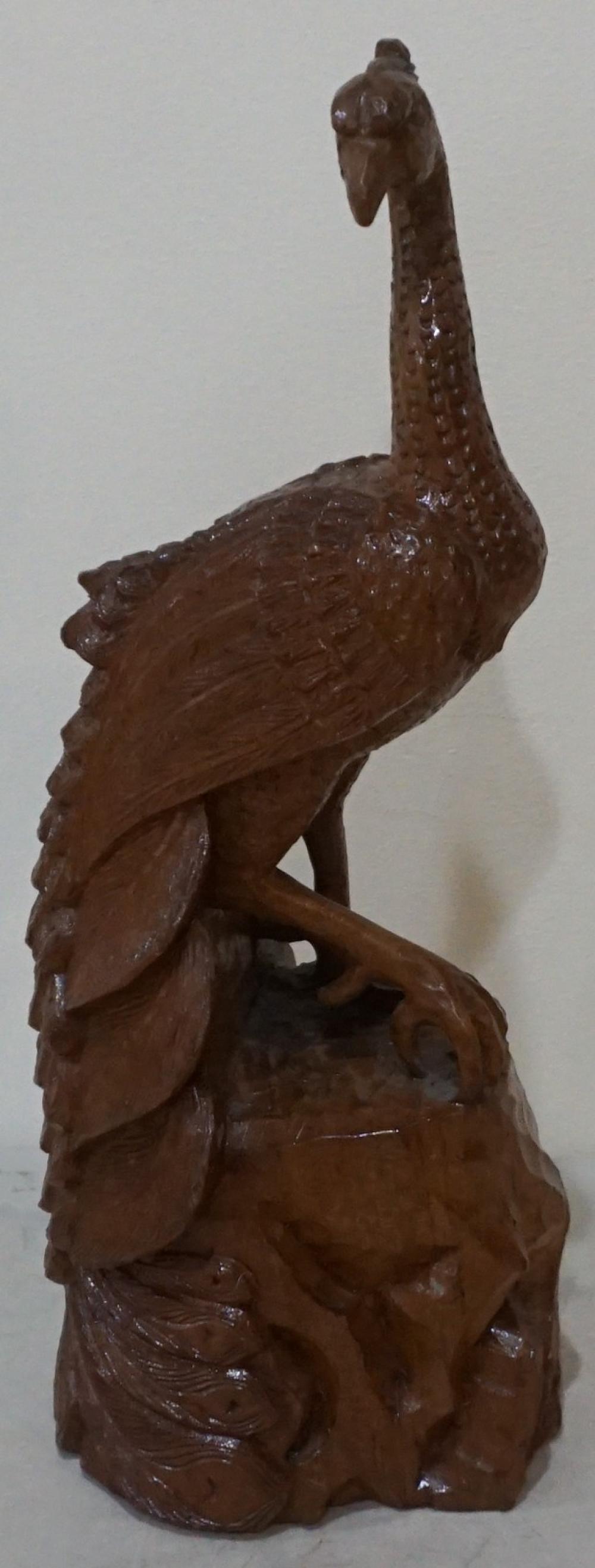 CHINESE CARVED WOOD FIGURE OF A 330a71