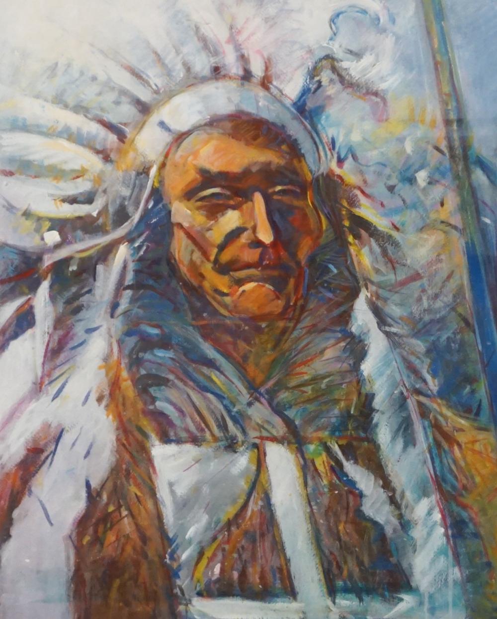 20TH CENTURY SCHOOL AMERICAN INDIAN 330a7c