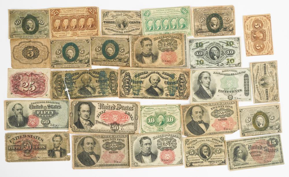 COLLECTION OF AMERICAN PAPER CURRENCYcomprising 330a9f