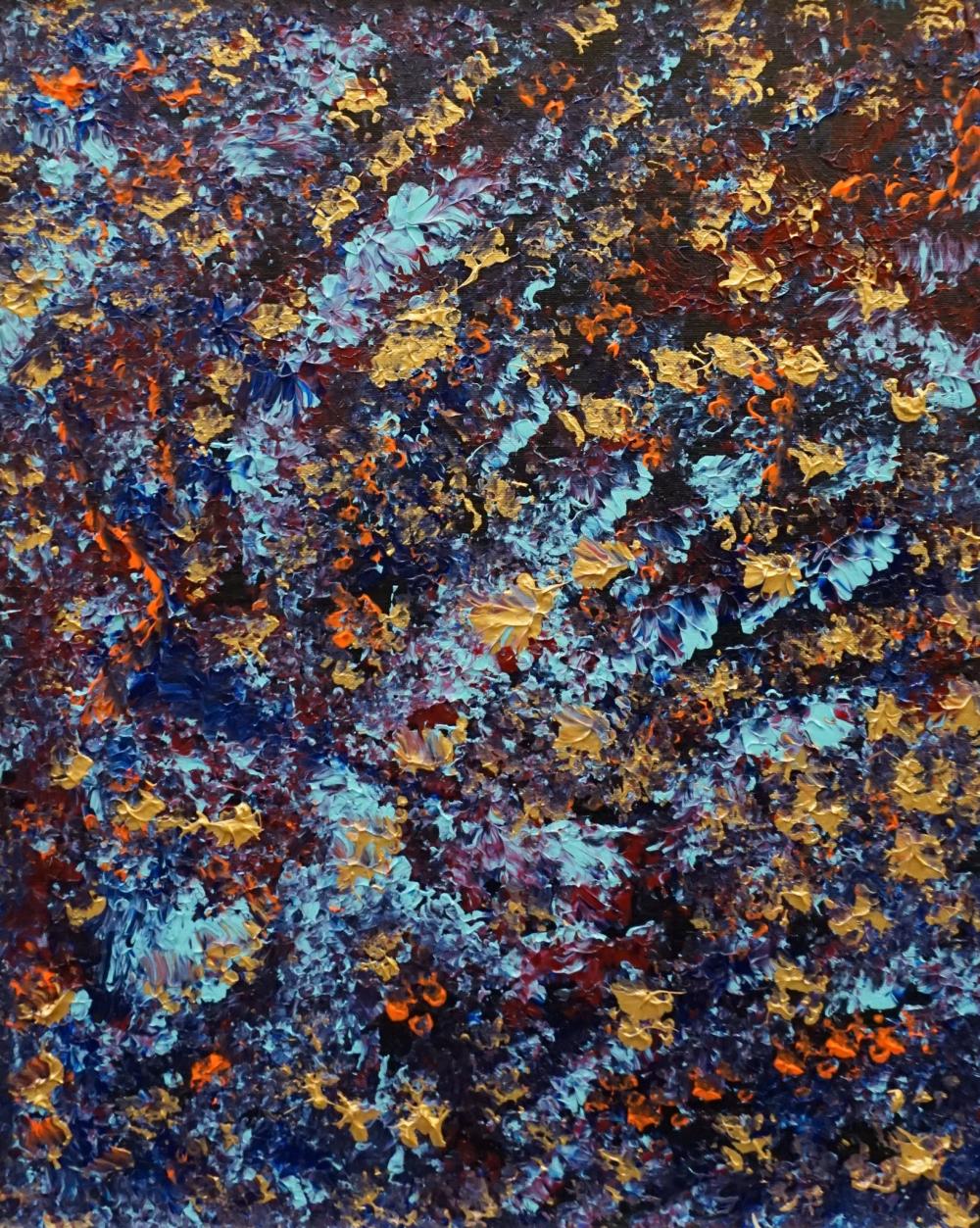 ENCHANTED FOREST I ABSTRACT ACRYLIC 330adc
