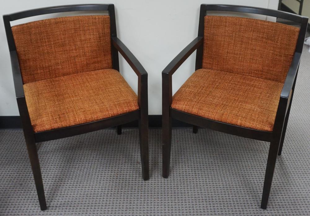 PAIR RICCHIO FOR KNOLL UPHOLSTERED