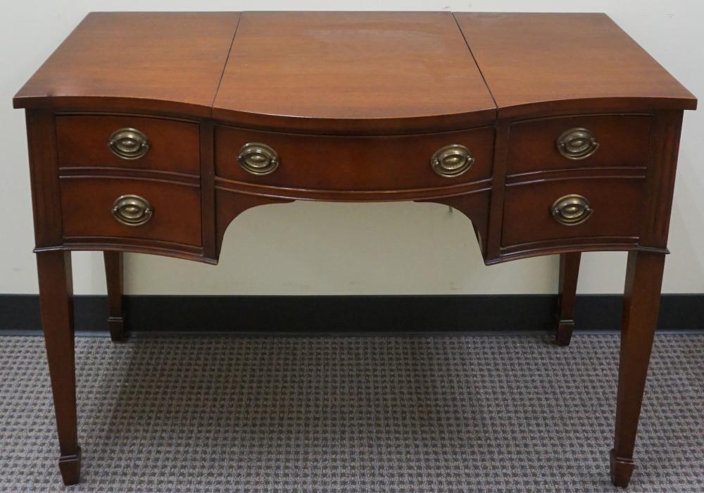 GEORGE III STYLE MAHOGANY VANITY,