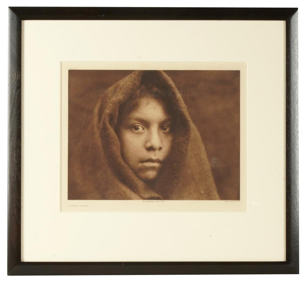 AFTER EDWARD CURTIS: A MAKAH MAIDENphotogravure;