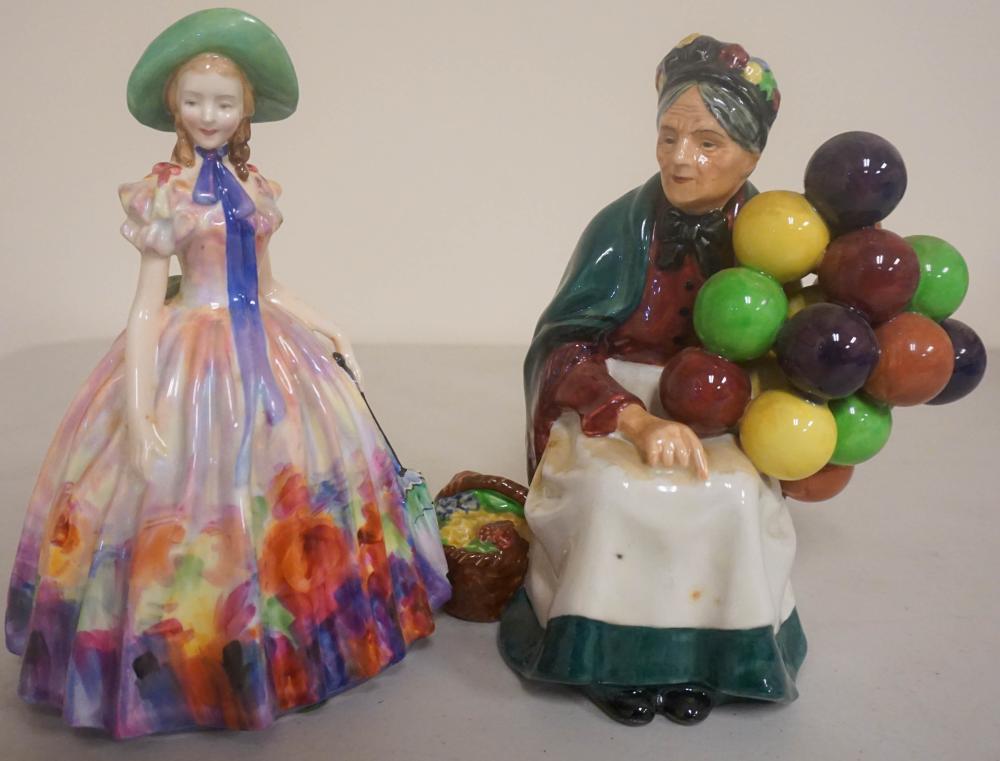 TWO ROYAL DOULTON PORCELAIN FIGURINES  330bb7