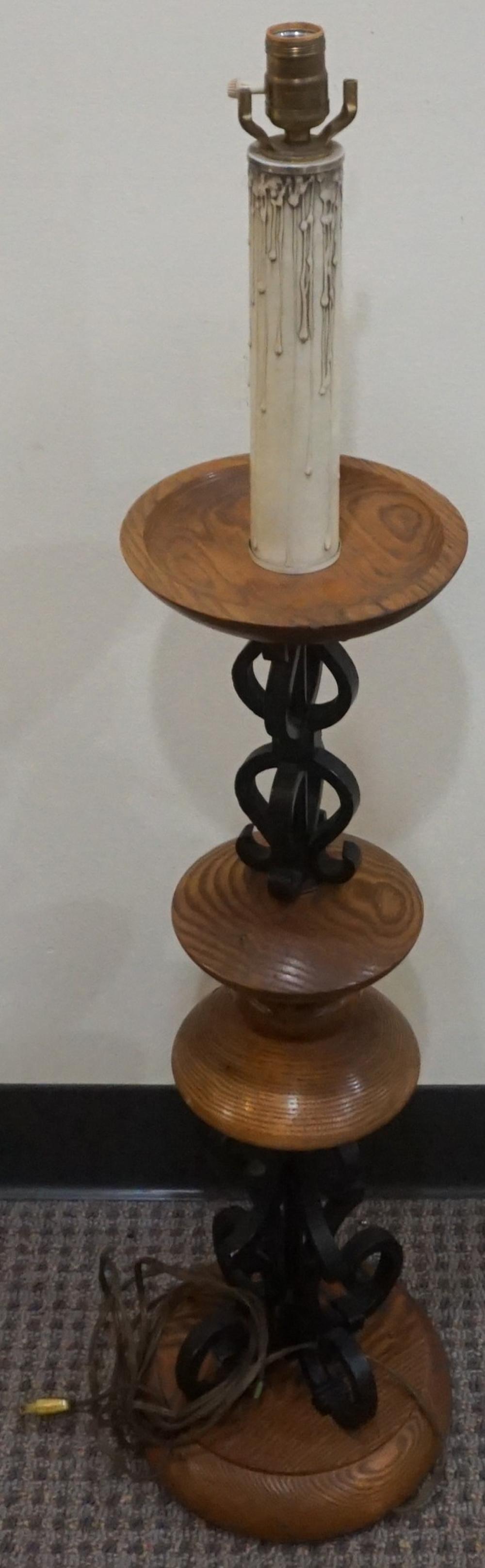 CANDLESTAND FORM METAL AND WOOD 330bf8