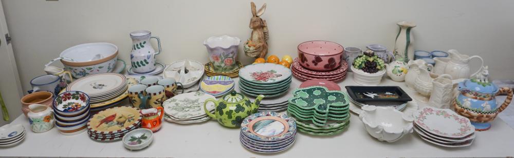 GROUP OF MOSTLY CERAMIC TABLEWAREGroup
