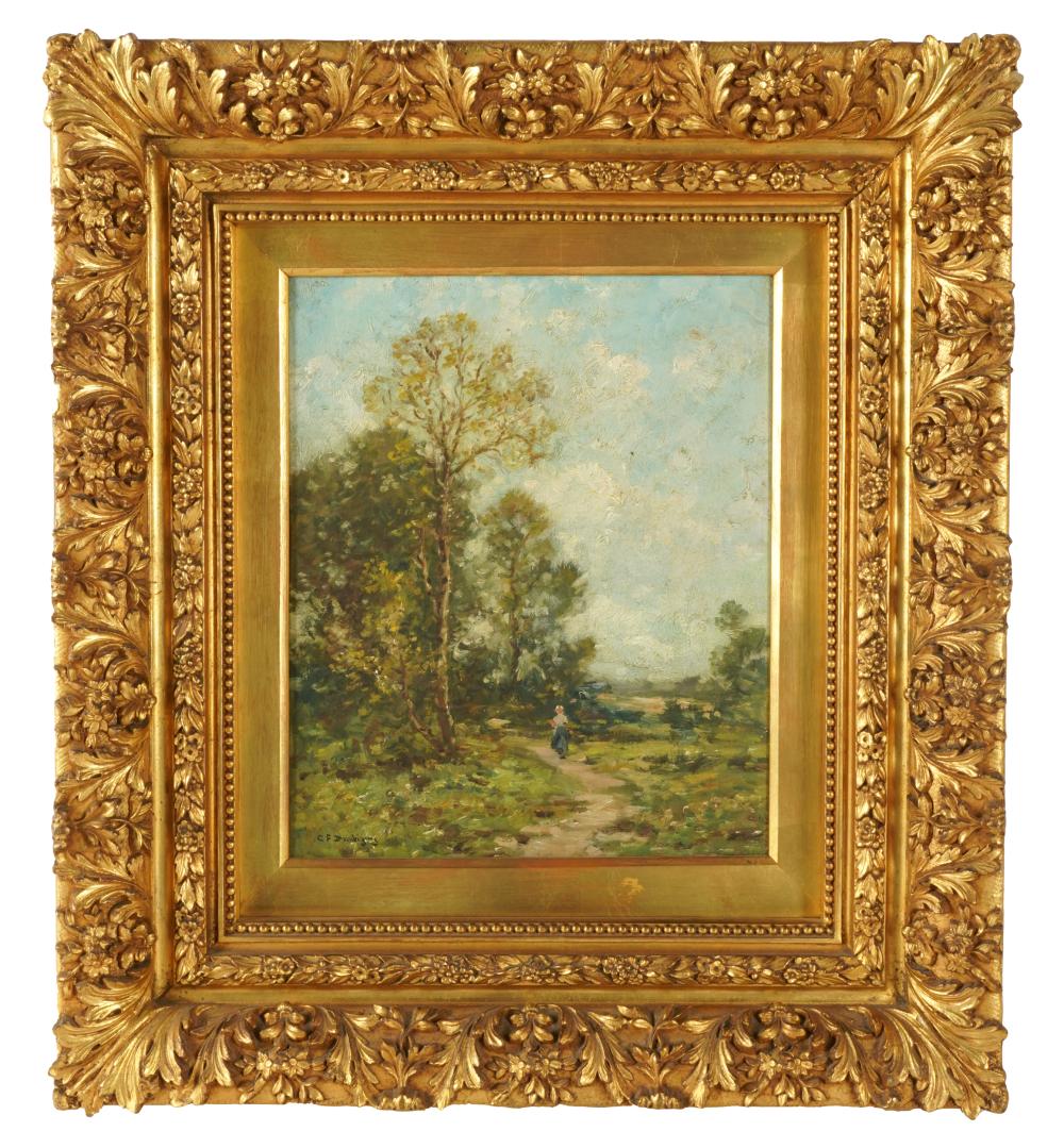 LANDSCAPE WITH PATHoil on canvas;