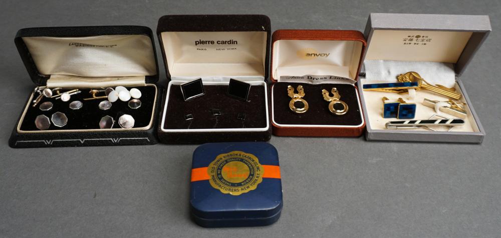 COLLECTION OF CUFF-LINKS AND TIE-CLIPS