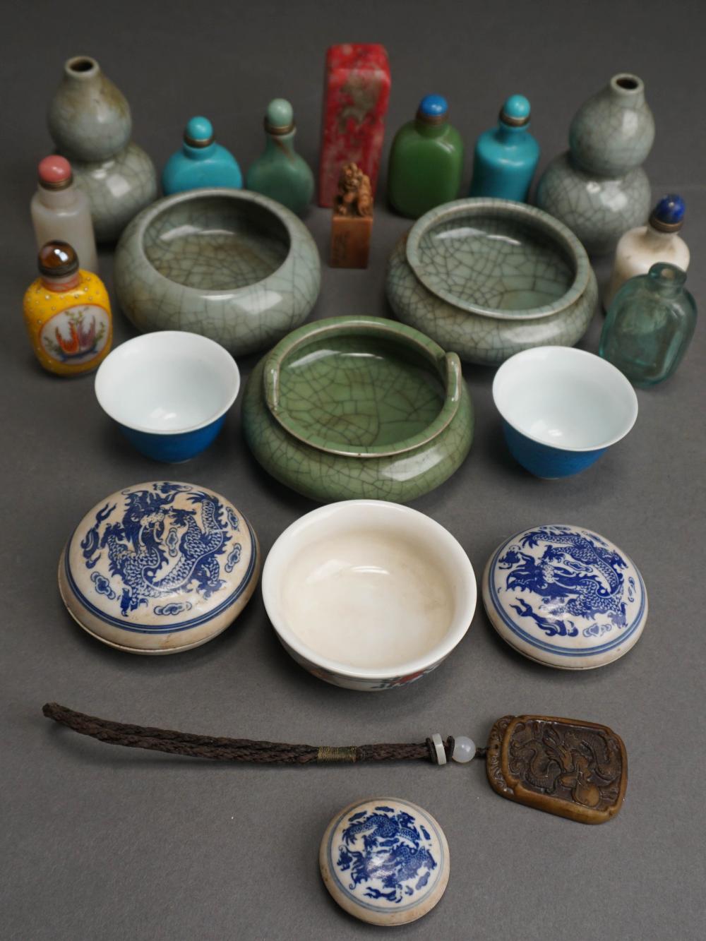 COLLECTION OF ASIAN CERAMIC AND 330db2