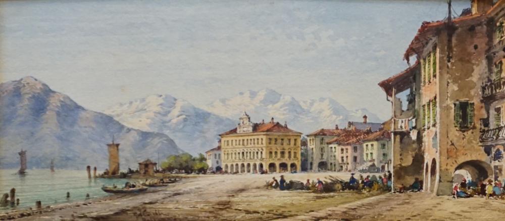 ITALIAN SCHOOL VIEW OF VILLAGE 330dfc