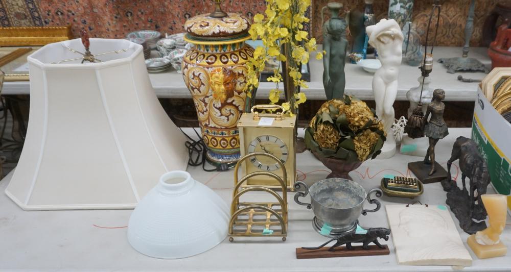 COLLECTION OF ITALIAN CERAMIC TABLE