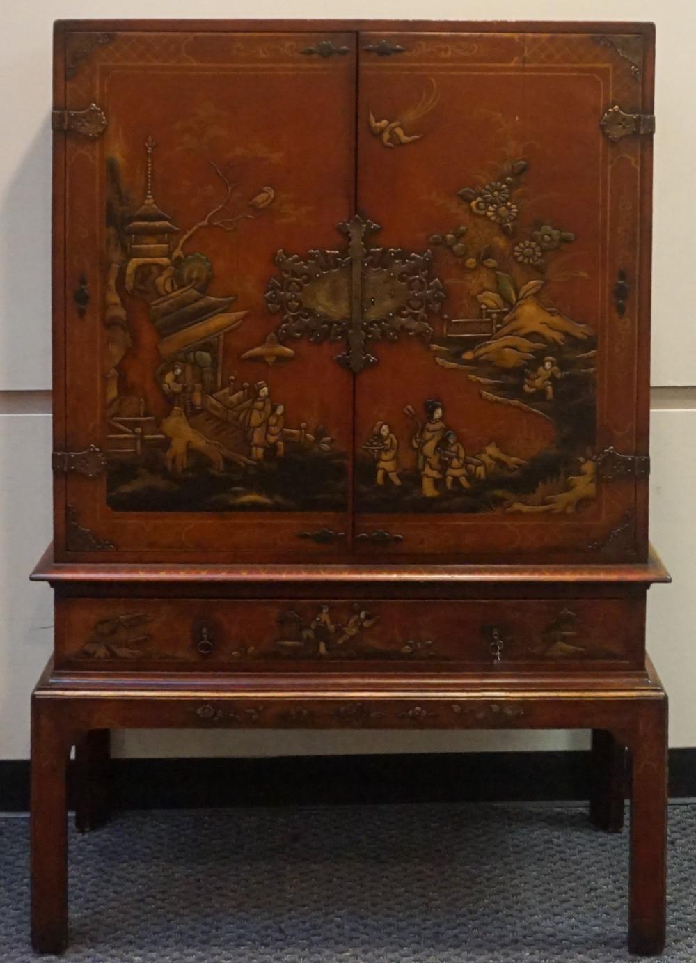 CHINESE GEORGIAN STYLE METAL MOUNTED 330f15