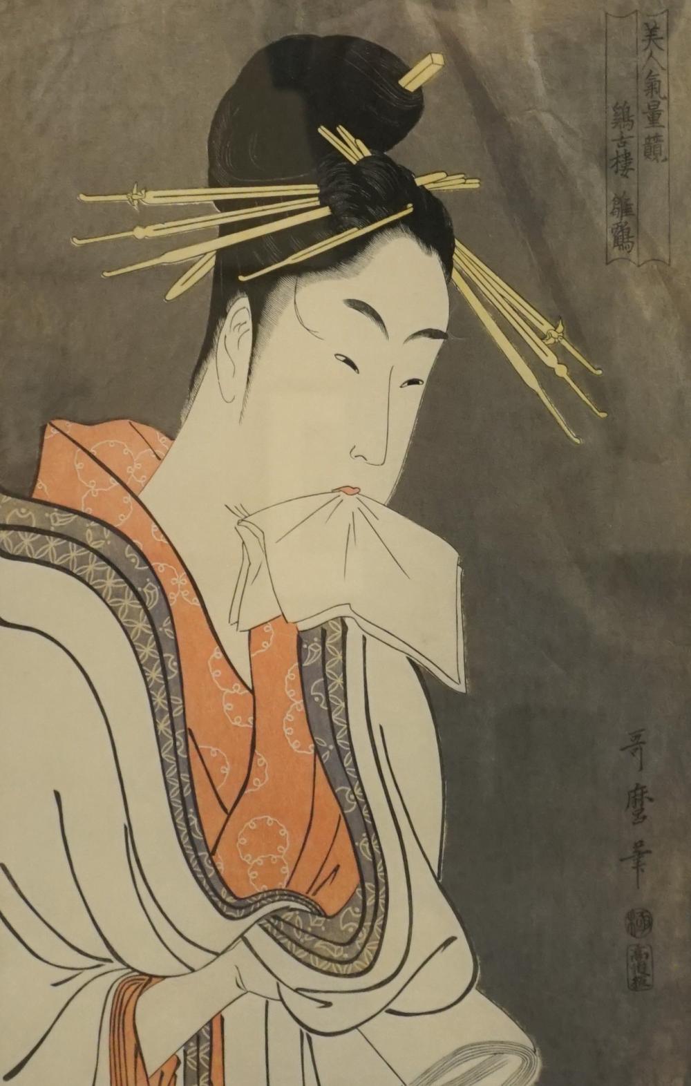 KITAGAWA UTAMARO (JAPANESE 1753-1806),