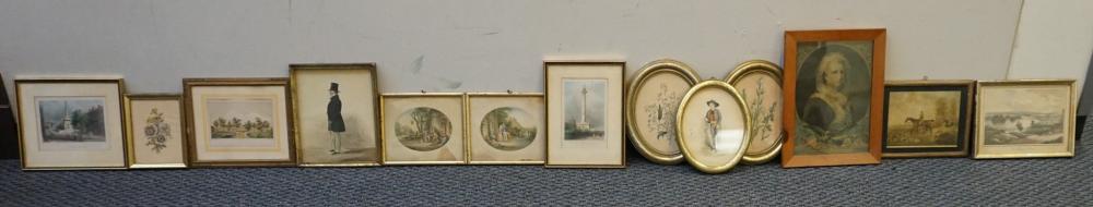 COLLECTION OF THIRTEEN FRAMED WORKS 330fdd