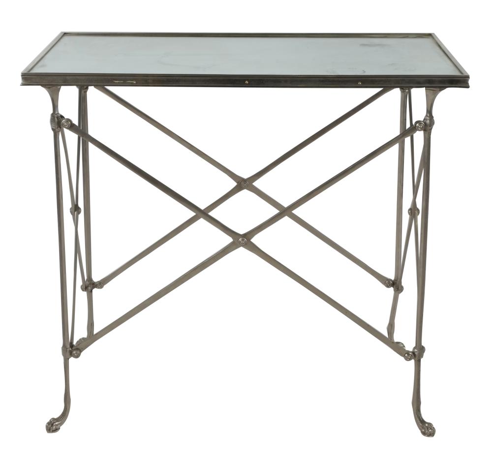 NEOCLASSICAL STYLE METAL SIDE TABLEin 33103f