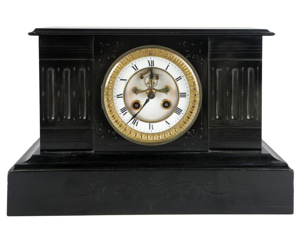 SLATE MANTEL CLOCKunsigned 13 331048