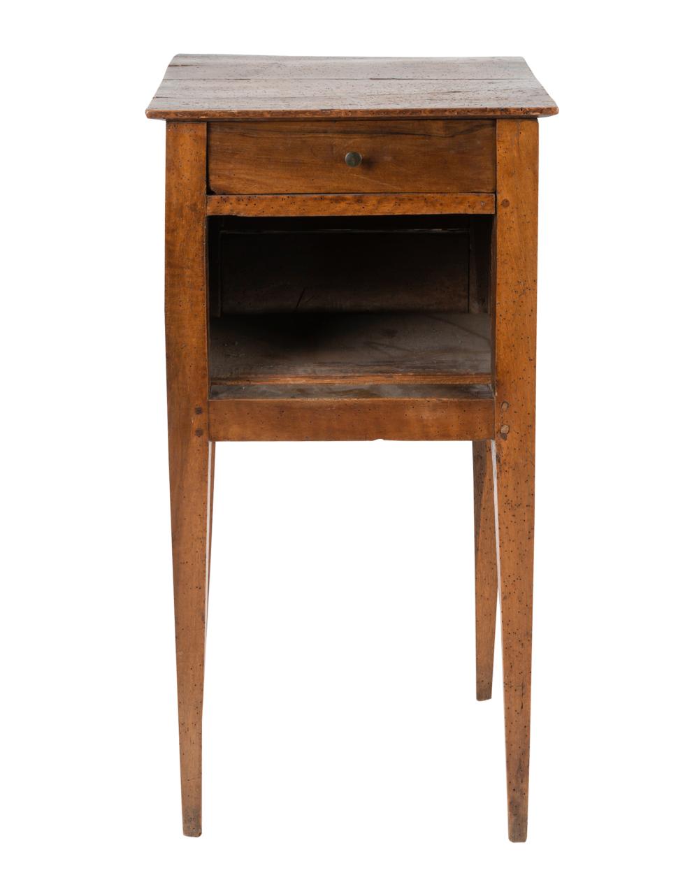 FRUITWOOD NIGHTSTANDwith one drawer;