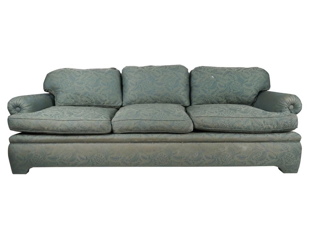 DONGHIA UPHOLSTERED SOFAwith label;