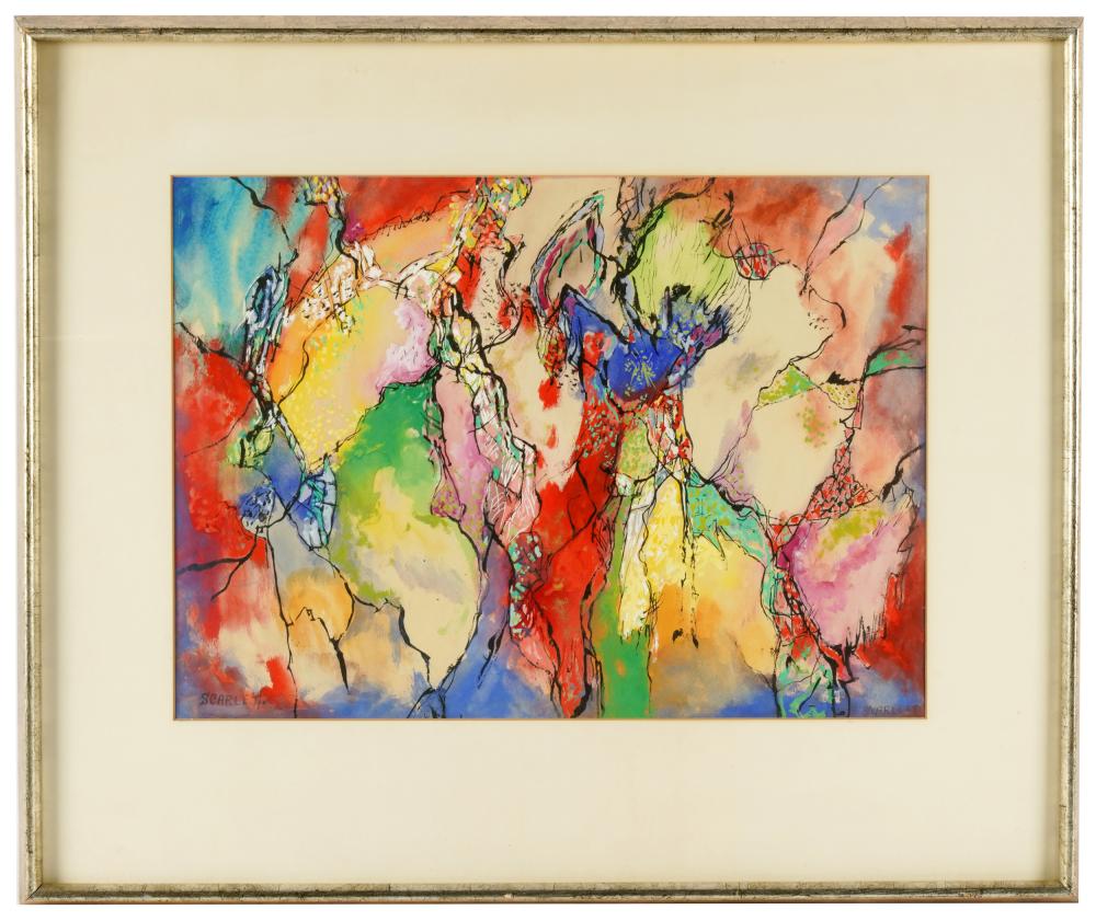 ROLPH SCARLETT (1889 - 1984): ABSTRACTmixed