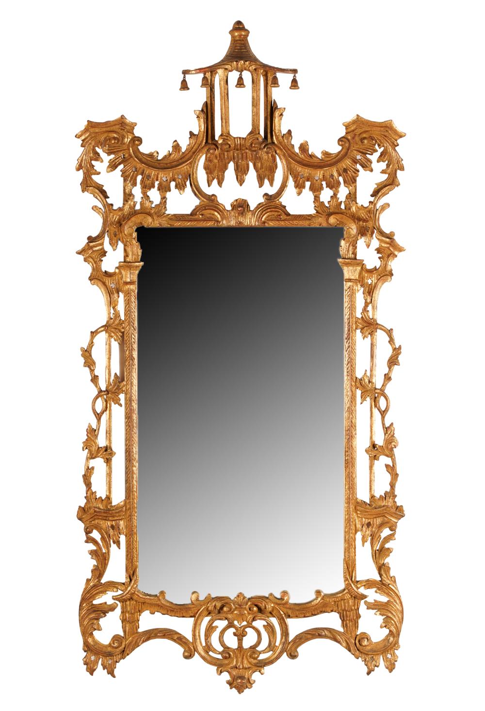 CHINOISERIE GILTWOOD MIRROR20th 3310fa