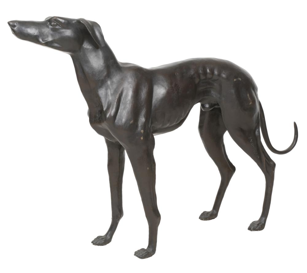 AFTER PJ MENE BRONZE DOG FIGURE20th 33119f