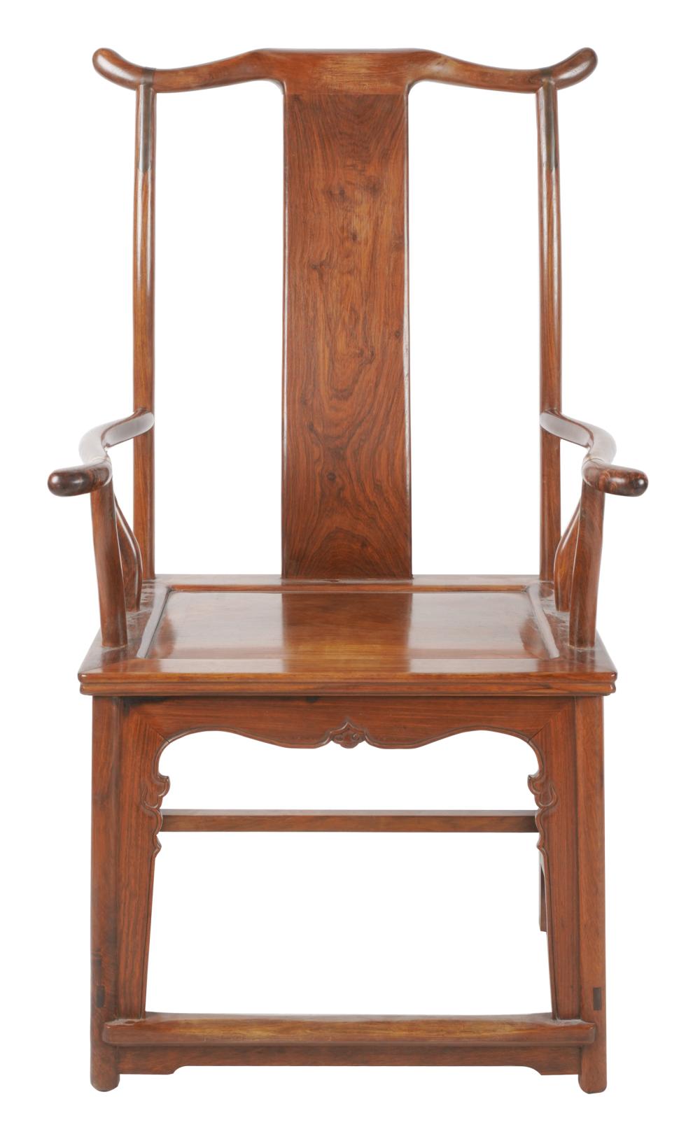 CHINESE HARDWOOD ARMCHAIRProvenance  3311a8