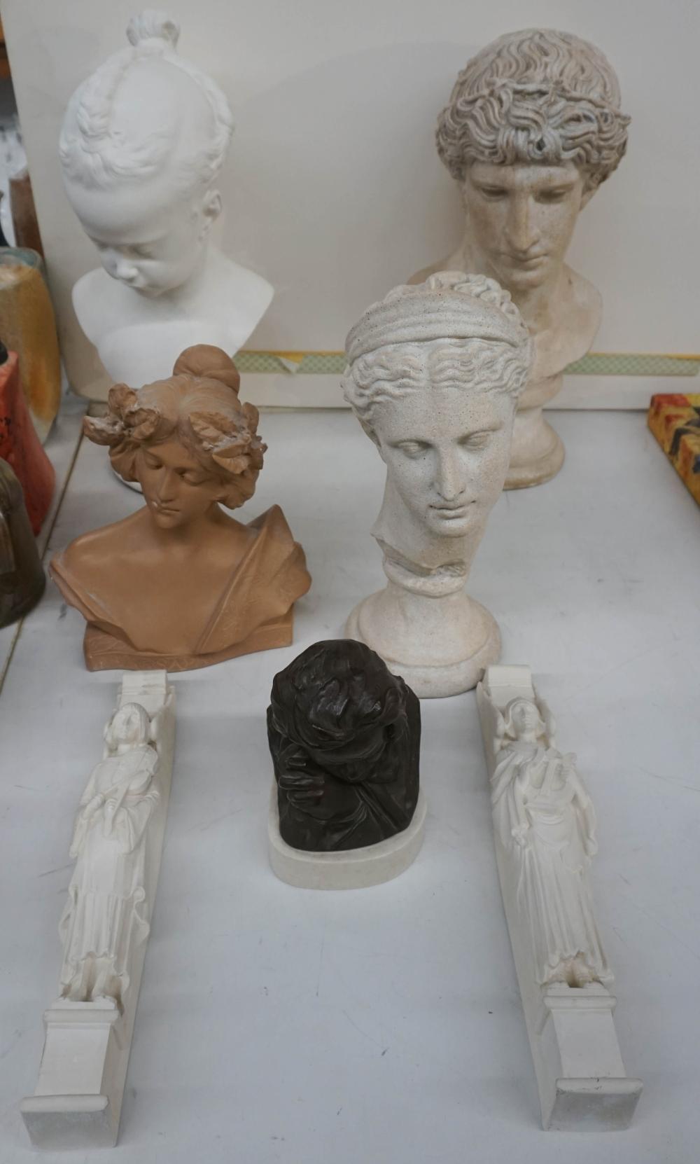 SEVEN NEOCLASSICAL AND OTHER CERAMIC