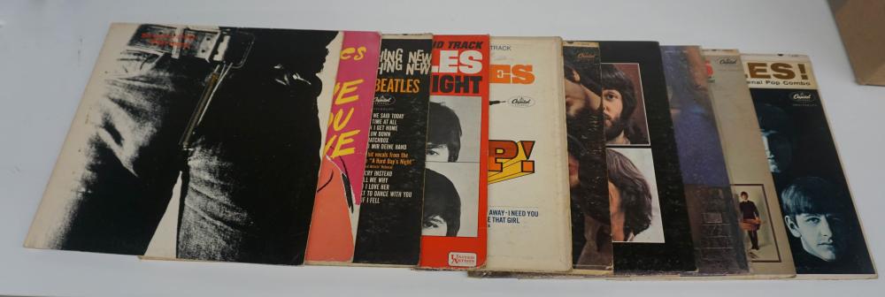 COLLECTION OF TEN OF BEATLES AND 33123e